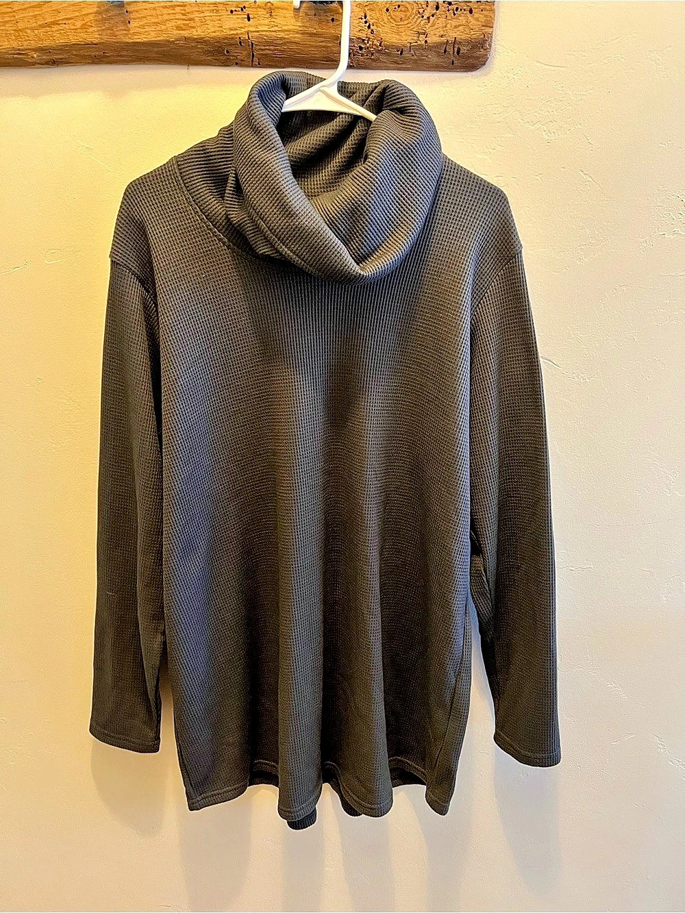 Columbia Waffle Pullover Dark Grey